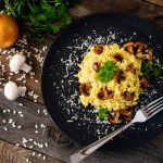 mushroom risotto